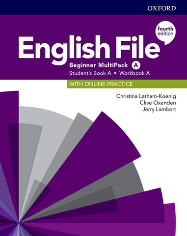 ENGLISH FILE BEG MULTIPACK A SB + Online Practice + WB Key 4th Ed