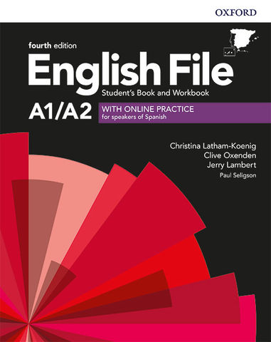 ENGLISH FILE A1/A2 ELEMENTARY SB +  WB PACK with key  4th Ed