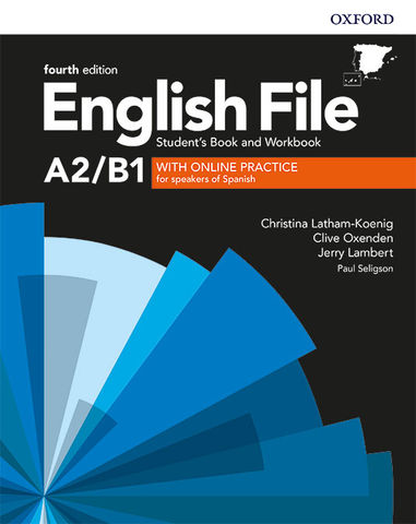 ENGLISH FILE A2 / B1 PRE INTERMED  SB +  WB PACK with key  4th Ed