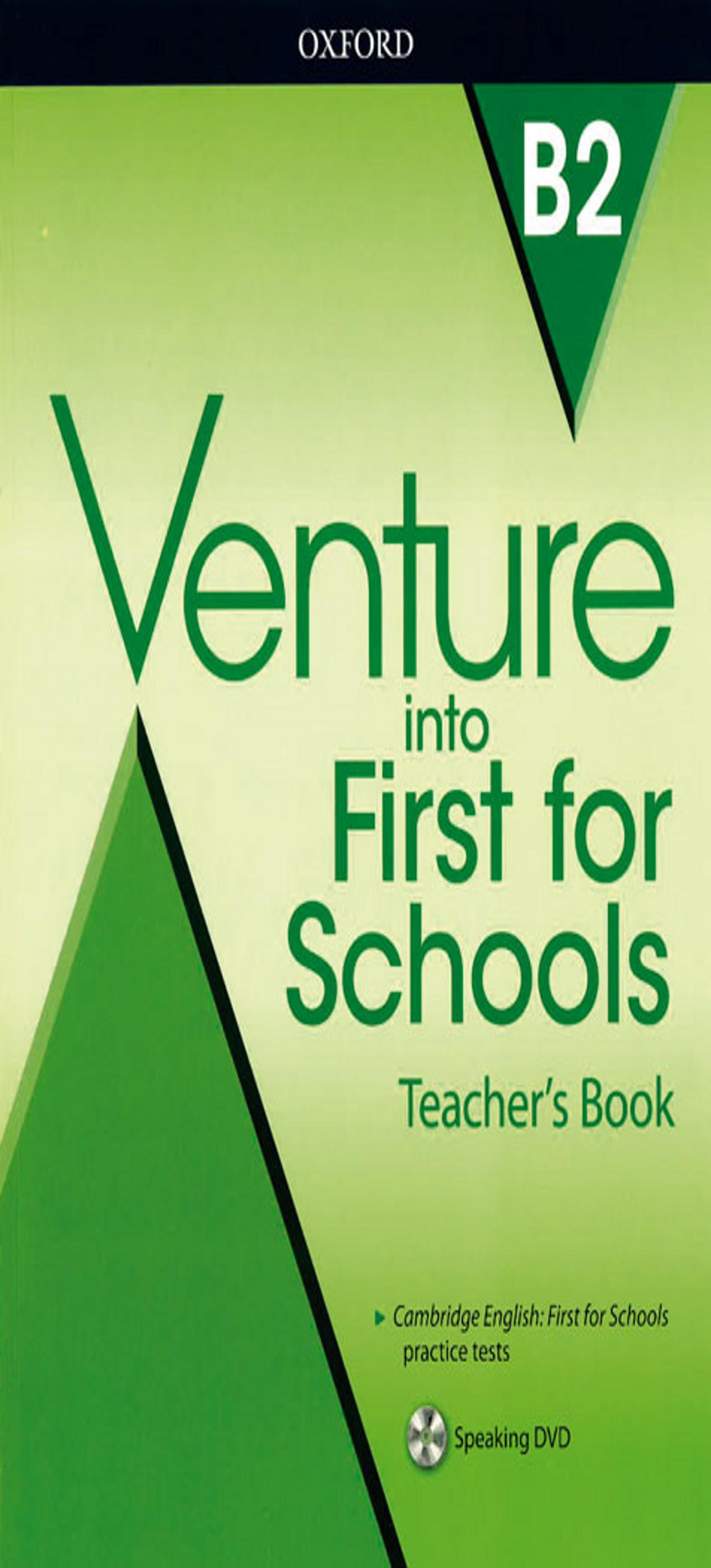 VENTURE INTO FIRST FOR SCHOOLS TB