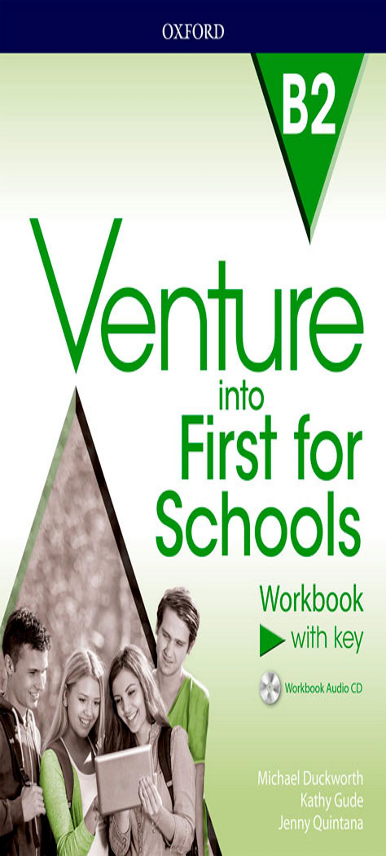 VENTURE INTO FIRST FOR SCHOOLS WB with key