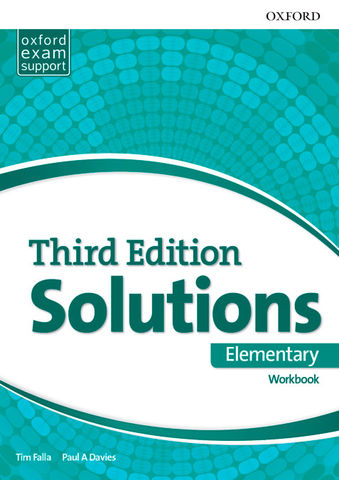 SOLUTIONS ELEMENTARY WB 3rd Ed