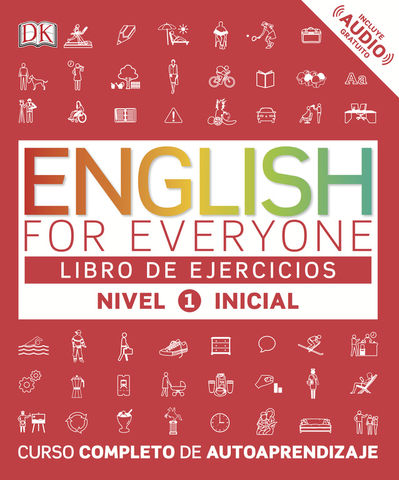 ENGLISH FOR EVERYONE nivel 1 inicial libro de ejercicios + audio