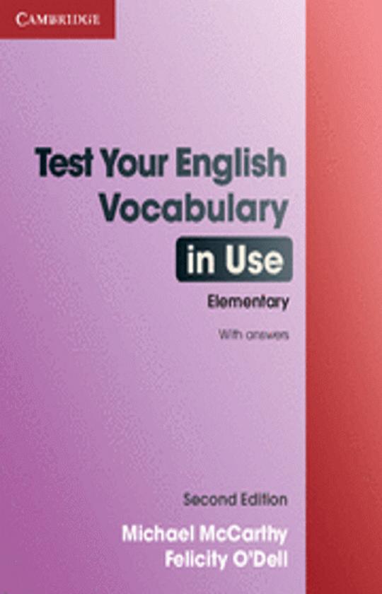 TEST YOUR ENGLISH VOCABULARY IN USE 2nd Ed - Elementary