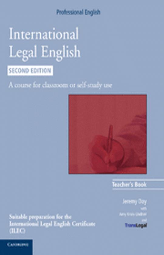 CAMB INTERNATIONAL LEGAL ENGLISH TB 2nd Ed