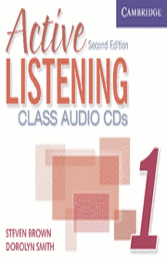 ACTIVE LISTENING 2nd Ed LEVEL 1 CLASS CDs (3) High Beg / American Eng