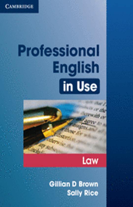 LAW - Professional English in Use