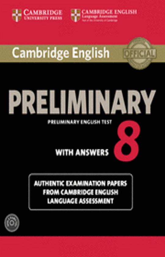 CAMBRIDGE PET 8 Self Study Pack CD (2) Examination Papers  Ed 2008