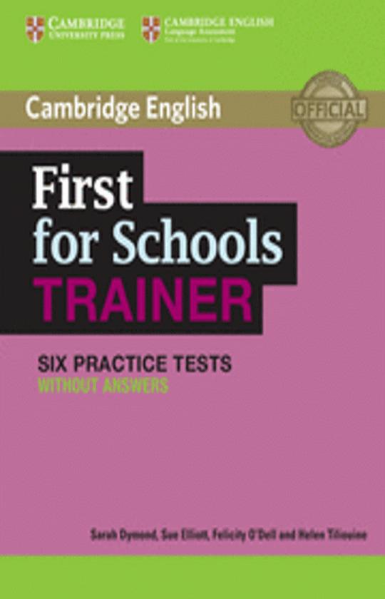 CAMBRIDGE FCE FOR SCHOOLS TRAINER Six Tests