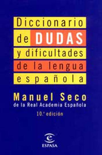 DICC DUDAS Y DIFICULTADES Lengua Española N/E 10ª ED