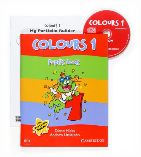 COLOURS 1 Pupil s Book with Portfolio Builder Pack CD-ROM