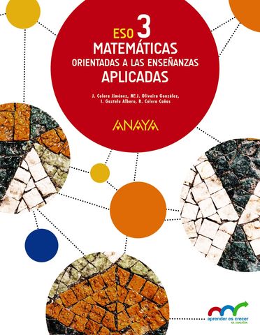 MATEMTICAS 3 ESO Enseanzas Aplicadas - Aprender Crecer Conex  2016