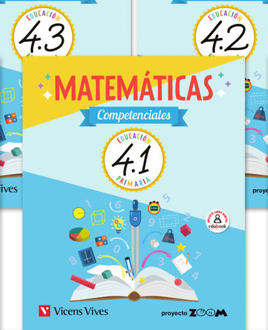 CUAD DE MATEMTICAS COMPETENCIALES 4.1, 4.2, 4.3  4 PRIM - Proy. Zoom