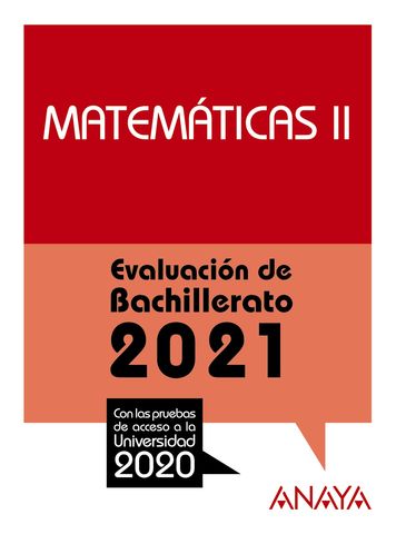 SELECTIVIDAD MATEMATICAS II 2021