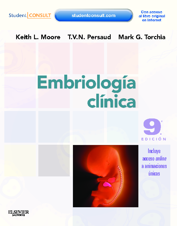 EMBRIOLOGA CLINICA 9 Ed.