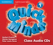 QUICK MINDS 1 Class Audio CDs (4) Spanish Edition