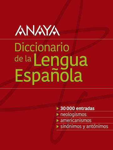 DICC  DE LA LENGUA ESPAÑOLA ANAYA